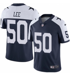 Youth Nike Dallas Cowboys #50 Sean Lee Navy Blue Throwback Alternate Vapor Untouchable Limited Player NFL Jersey