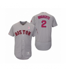 Men's 2019 Mothers Day Xander Bogaerts Boston Red Sox #2 Gray Flex Base Road Jersey