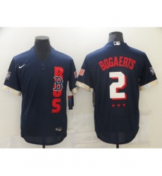 Men's Boston Red Sox #2 Xander Bogaerts Navy 2021 All-Star Game Replica Jersey