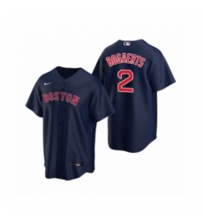Men's Boston Red Sox #2 Xander Bogaerts Nike Navy Replica Alternate Jersey