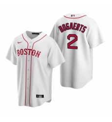 Men's Nike Boston Red Sox #2 Xander Bogaerts White Alternate Stitched Baseball Jersey