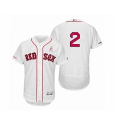 Men's Xander Bogaerts Boston Red Sox #2 White 2019 Mothers Day flex base Jersey