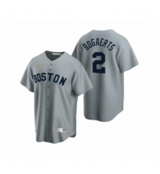 Women's Boston Red Sox #2 Xander Bogaerts Nike Gray Cooperstown Collection Road Jersey