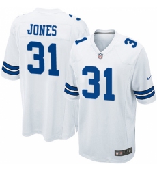 Men's Nike Dallas Cowboys #31 Byron Jones Game White NFL Jersey