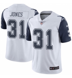 Men's Nike Dallas Cowboys #31 Byron Jones Limited White Rush Vapor Untouchable NFL Jersey