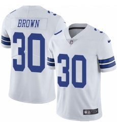 Men's Nike Dallas Cowboys #30 Anthony Brown White Vapor Untouchable Limited Player NFL Jersey