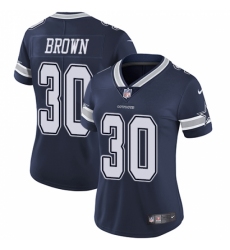 Women's Nike Dallas Cowboys #30 Anthony Brown Navy Blue Team Color Vapor Untouchable Limited Player NFL Jersey