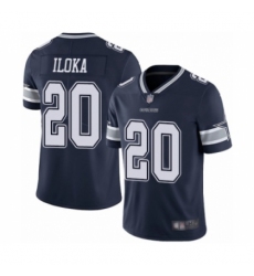 Men's Dallas Cowboys #20 George Iloka Navy Blue Team Color Vapor Untouchable Limited Player Football Jersey
