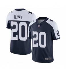 Men's Dallas Cowboys #20 George Iloka Navy Blue Throwback Alternate Vapor Untouchable Limited Player Football Jersey