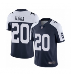 Youth Dallas Cowboys #20 George Iloka Navy Blue Throwback Alternate Vapor Untouchable Limited Player Football Jersey