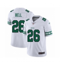 Men's New York Jets #26 Le'Veon Bell Limited White Team Logo Fashion Football Jersey