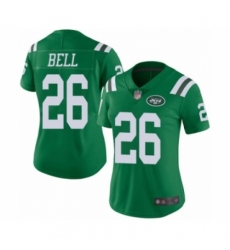Women's New York Jets #26 Le Veon Bell Limited Green Rush Vapor Untouchable Football Jersey