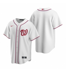 Men's Nike Washington Nationals Blank White Home Stitched Baseball Jersey