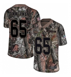 Men's Nike Denver Broncos #65 Gary Zimmerman Limited Camo Rush Realtree NFL Jersey