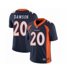 Men's Denver Broncos #20 Duke Dawson Navy Blue Alternate Vapor Untouchable Limited Player Football Jersey