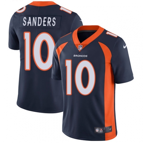 Youth Nike Denver Broncos #10 Emmanuel Sanders Navy Blue Alternate Vapor Untouchable Limited Player NFL Jersey Youth Nike Denver Broncos #10 Emmanuel Sanders Navy Blue Alternate Vapor Untouchable Limited Player NFL Jersey
