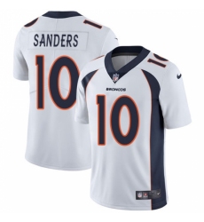 Youth Nike Denver Broncos #10 Emmanuel Sanders White Vapor Untouchable Limited Player NFL Jersey