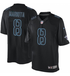 Men's Nike Tennessee Titans #8 Marcus Mariota Limited Black Impact NFL Jersey