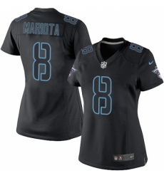Women's Nike Tennessee Titans #8 Marcus Mariota Limited Black Impact NFL Jersey