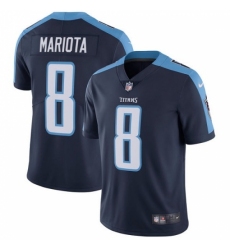 Youth Nike Tennessee Titans #8 Marcus Mariota Navy Blue Alternate Vapor Untouchable Limited Player NFL Jersey