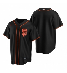 Men's Nike San Francisco Giants Blank Black Alternate Stitched Baseball Jersey