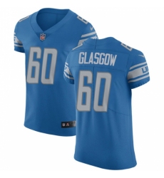 Men's Nike Detroit Lions #60 Graham Glasgow Light Blue Team Color Vapor Untouchable Elite Player NFL Jersey