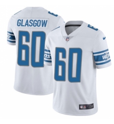 Youth Nike Detroit Lions #60 Graham Glasgow Limited White Vapor Untouchable NFL Jersey