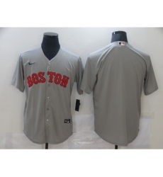 Men's Nike Boston Red Sox Blank Gray Jersey
