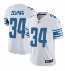 Youth Nike Detroit Lions #34 Zach Zenner Limited White Vapor Untouchable NFL Jersey