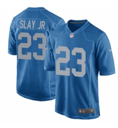 Men's Nike Detroit Lions #23 Darius Slay Game Blue Alternate NFL Jersey