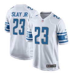 Men's Nike Detroit Lions #23 Darius Slay Game White NFL Jersey