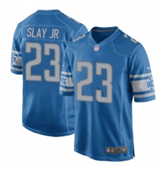 Men's Nike Detroit Lions #23 Darius Slay Jr Game Blue Team Color NFL Jersey