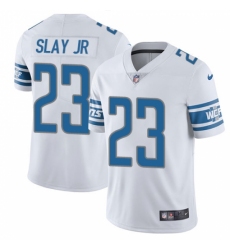 Men's Nike Detroit Lions #23 Darius Slay Jr White Vapor Untouchable Limited Player NFL Jersey