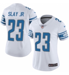 Women's Nike Detroit Lions #23 Darius Slay Limited White Vapor Untouchable NFL Jersey