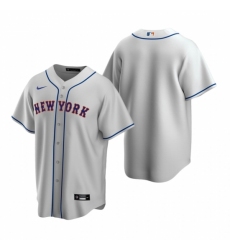Men's Nike New York Mets Blank Gray Road Stitched Baseball Jersey