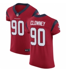 Men's Nike Houston Texans #90 Jadeveon Clowney Red Alternate Vapor Untouchable Elite Player NFL Jersey