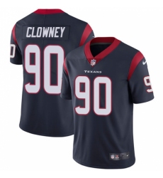 Youth Nike Houston Texans #90 Jadeveon Clowney Limited Navy Blue Team Color Vapor Untouchable NFL Jersey