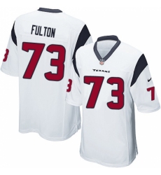 Men's Nike Houston Texans #73 Zach Fulton Game White NFL Jersey