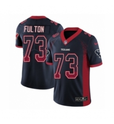 Men's Nike Houston Texans #73 Zach Fulton Limited Navy Blue Rush Drift Fashion NFL Jersey