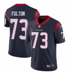 Men's Nike Houston Texans #73 Zach Fulton Navy Blue Team Color Vapor Untouchable Limited Player NFL Jersey