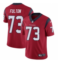 Men's Nike Houston Texans #73 Zach Fulton Red Alternate Vapor Untouchable Limited Player NFL Jersey