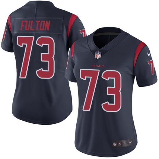 Women's Nike Houston Texans #73 Zach Fulton Limited Navy Blue Rush Vapor Untouchable NFL Jersey Women's Nike Houston Texans #73 Zach Fulton Limited Navy Blue Rush Vapor Untouchable NFL Jersey