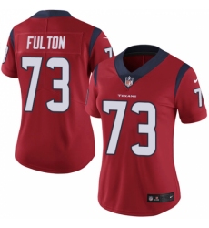 Women's Nike Houston Texans #73 Zach Fulton Red Alternate Vapor Untouchable Limited Player NFL Jersey