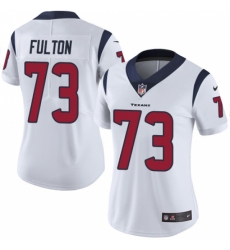 Women's Nike Houston Texans #73 Zach Fulton White Vapor Untouchable Limited Player NFL Jersey