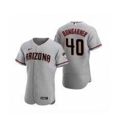 Men's Arizona Diamondbacks #40 Madison Bumgarner Nike Gray Authentic 2020 Road Jersey