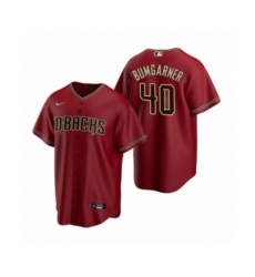 Men's Arizona Diamondbacks #40 Madison Bumgarner Nike Red Replica Alternate Jersey