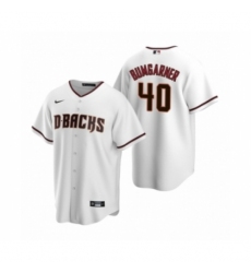 Men's Arizona Diamondbacks #40 Madison Bumgarner Nike White Replica Home Jersey