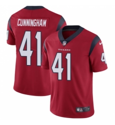 Men's Nike Houston Texans #41 Zach Cunningham Limited Red Alternate Vapor Untouchable NFL Jersey