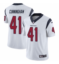 Men's Nike Houston Texans #41 Zach Cunningham Limited White Vapor Untouchable NFL Jersey