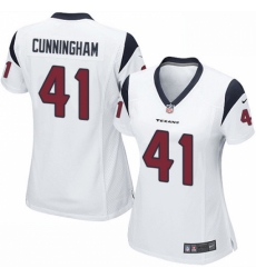 Women's Nike Houston Texans #41 Zach Cunningham Game White NFL Jersey
